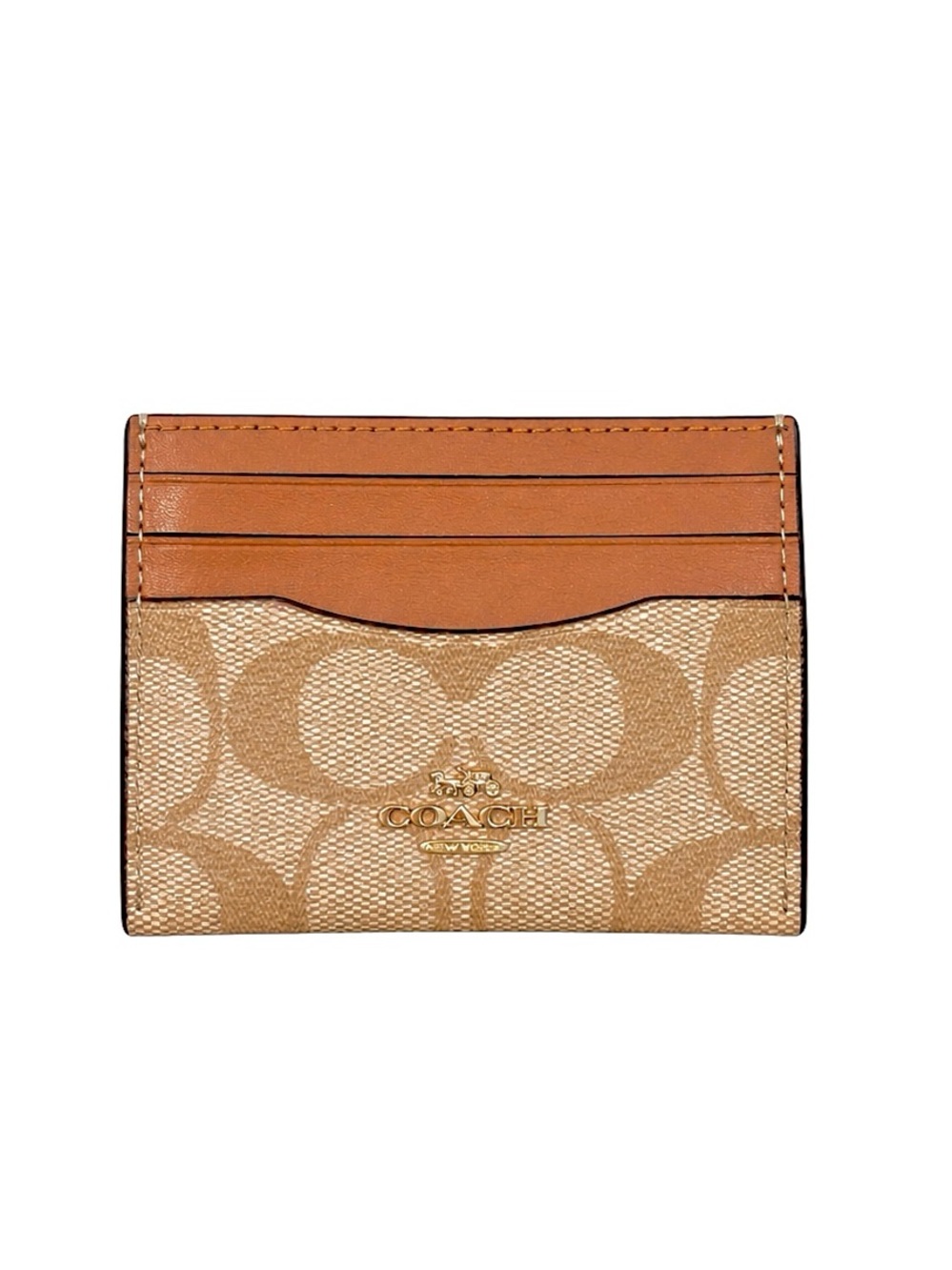 COACH Slim ID Card Case in Signature Canvas (Style No. CH415)